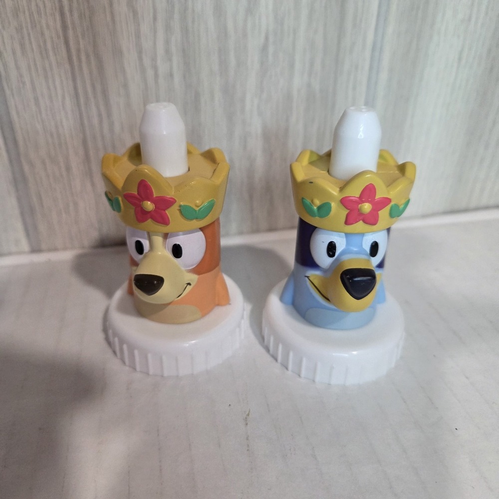 Set of 2 Good 2 Grow Juice W/ Topper Disney Bluey And Bingo